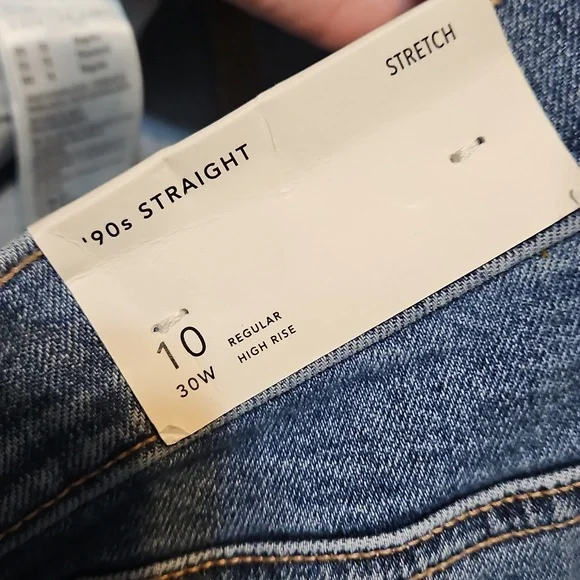 NWT American Eagle 90's Straight High Waisted Jeans - Picture 12 of 14